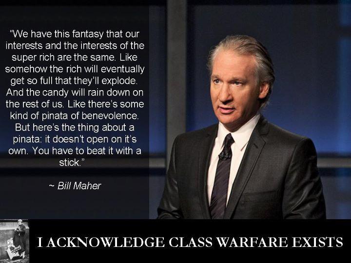 Bill Maher on how to distribute wealth